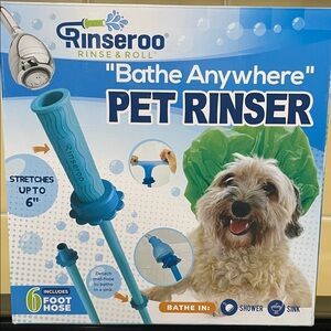 Rinseroo Pet Rinser with Blue Hose